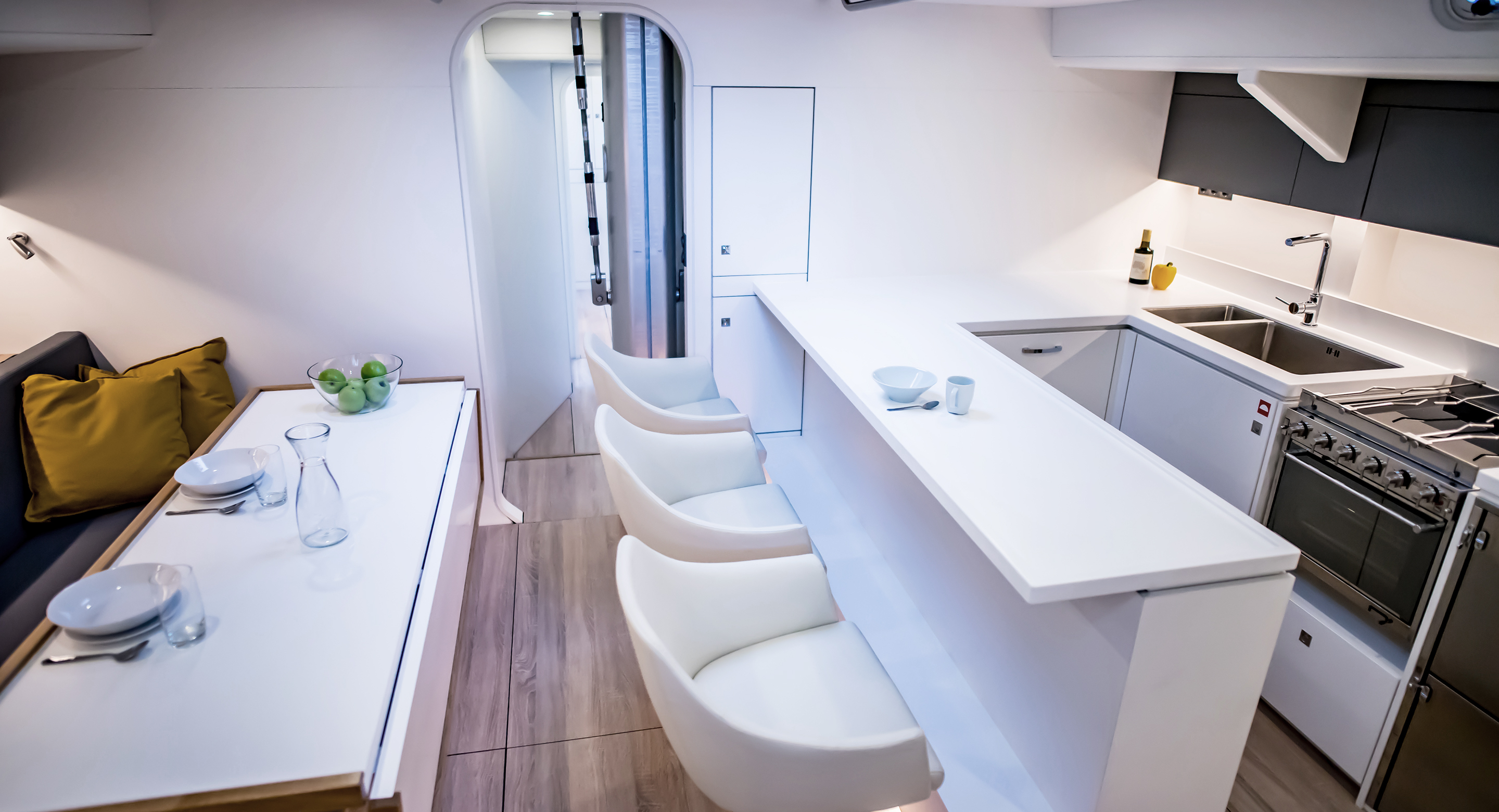 YC Eugen Seibold Living and Galley