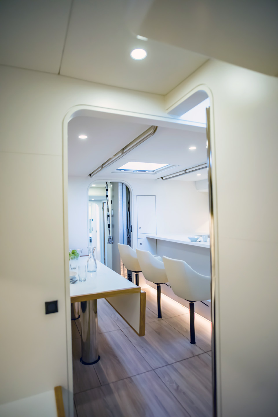 YC Eugen Seibold galley hallway