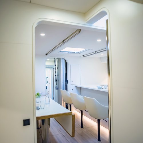 YC Eugen Seibold galley hallway