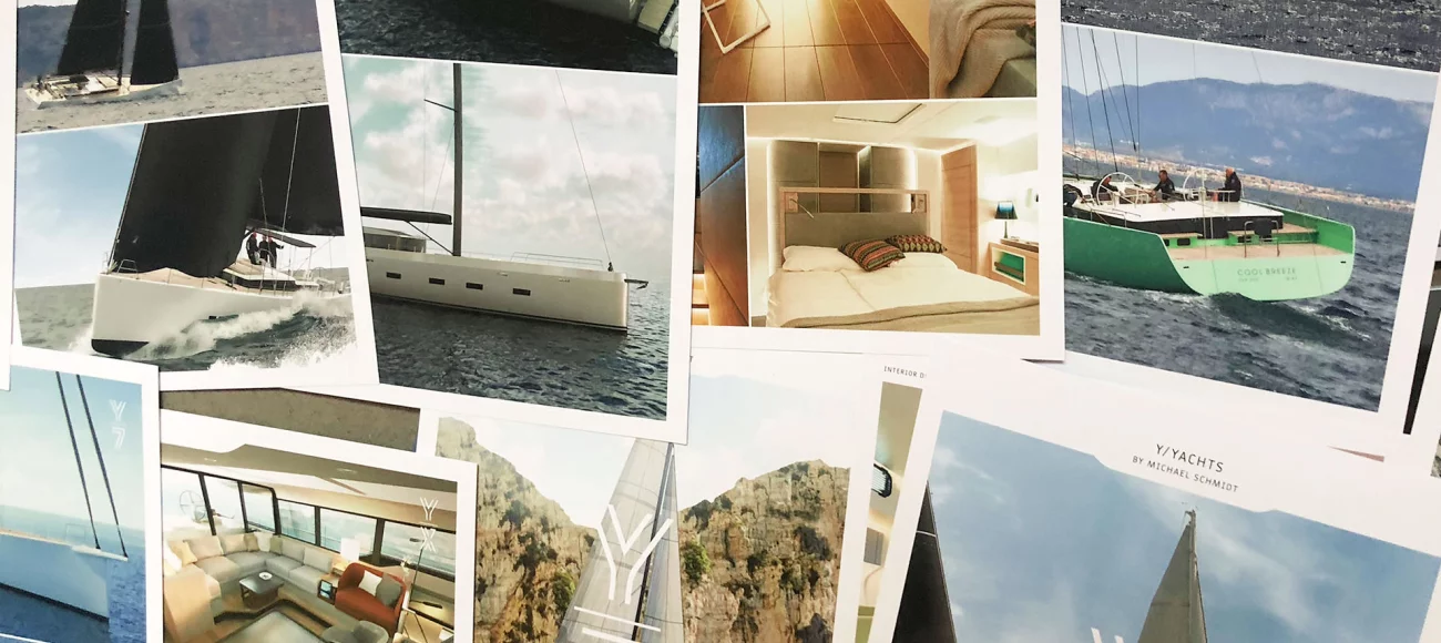 YYachts Broschüre luxury carbon sail boat