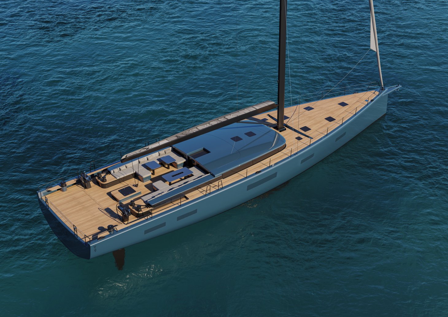 Y9 sailing yacht fast luxury 90 feet carbon boat